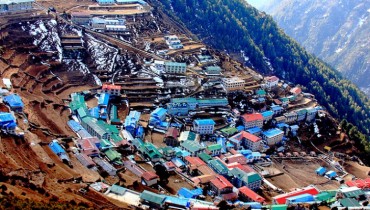 Namche Bazaar- A important place for trekking in Everest Region image